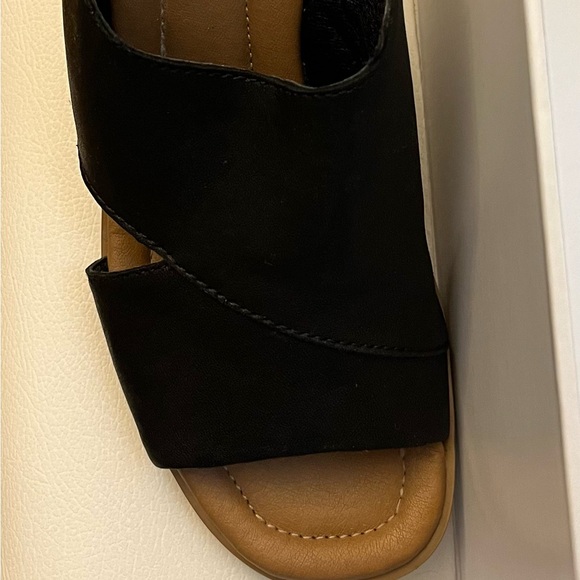 Sofft Gabella black wedge sandal size 7 US women’s. - Picture 2 of 8